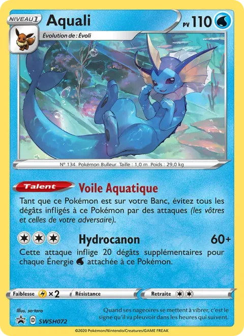 Vaporeon [Watery Shroud | Hydro Pump]