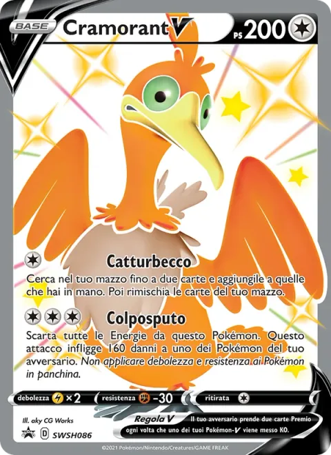 Cramorant V [Beak Catch | Spit Shot]