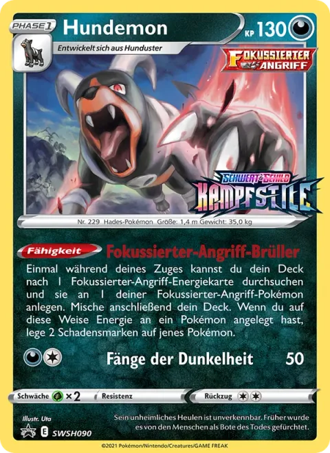 Houndoom [Single Strike Roar | Darkness Fang]