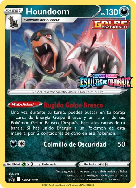 Houndoom [Single Strike Roar | Darkness Fang]