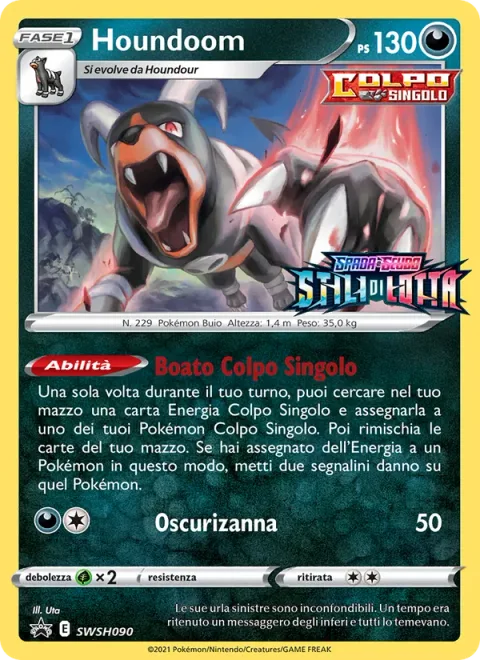 Houndoom [Single Strike Roar | Darkness Fang]
