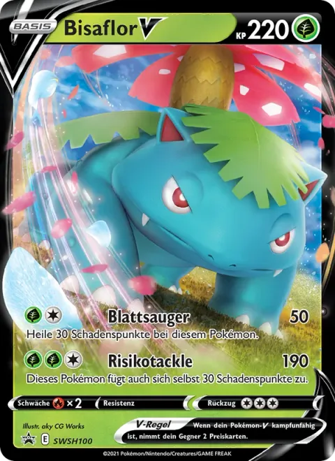 Venusaur V [Leaf Drain | Double-Edge]