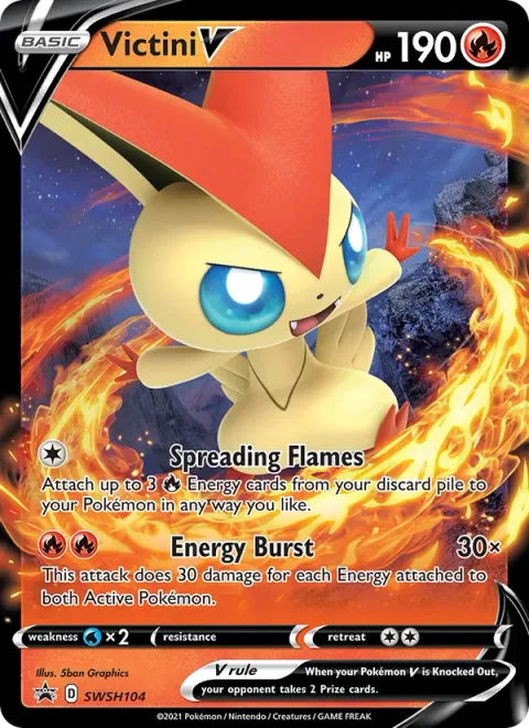 Victini V [Spreading Flames | Energy Burst]