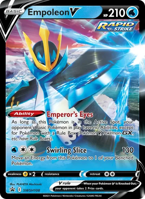 Empoleon V [Emperor's Eyes | Swirling Slice]