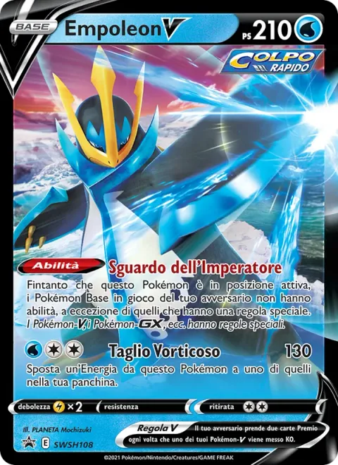 Empoleon V [Emperor's Eyes | Swirling Slice]