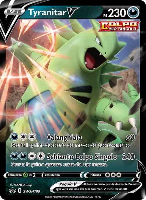 Tyranitar V [Cragalanche | Single Strike Crush]