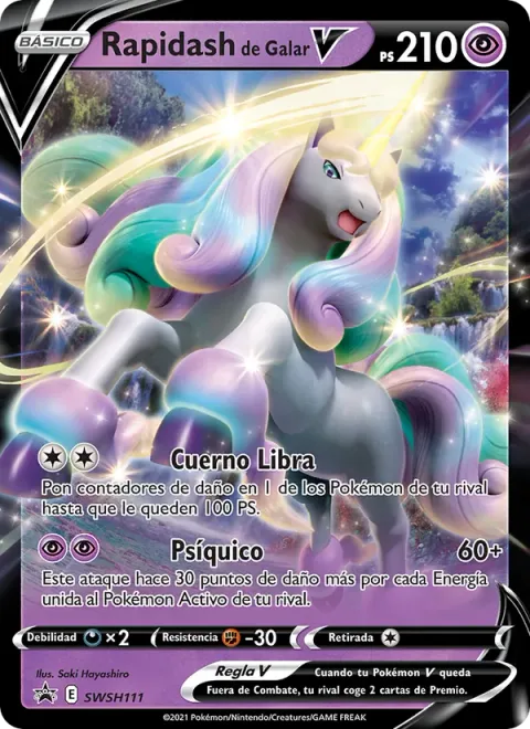 Galarian Rapidash V [Libra Horn | Psychic]