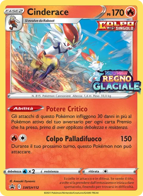 Cinderace [Crisis Power | Fireball Shot]