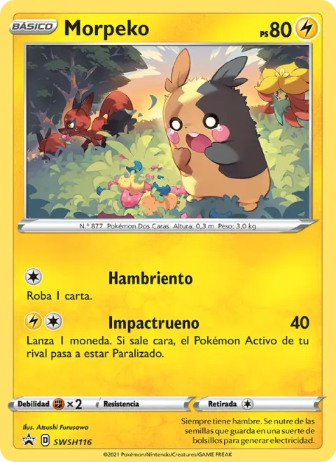 Morpeko [Famished | Thunder Shock]