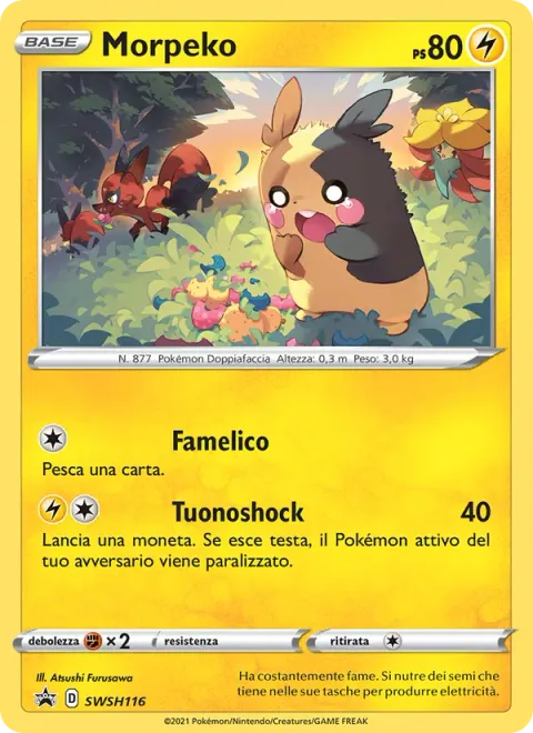 Morpeko [Famished | Thunder Shock]