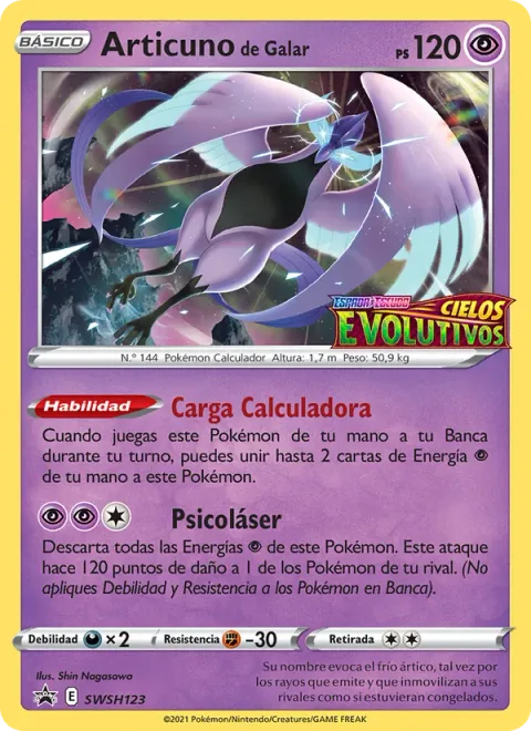 Galarian Articuno [Cruel Charge | Psylaser]