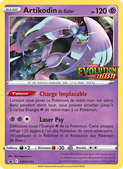 Galarian Articuno [Cruel Charge | Psylaser]