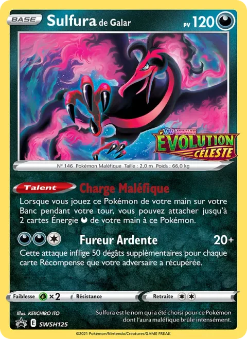 Galarian Moltres [Malevolent Charge | Fiery Wrath]