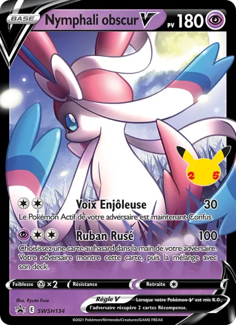 Dark Sylveon V [Disarming Voice | Tricky Ribbon]