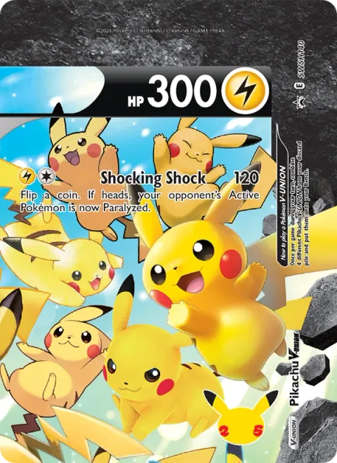 Pikachu V-UNION [Shocking Shock]