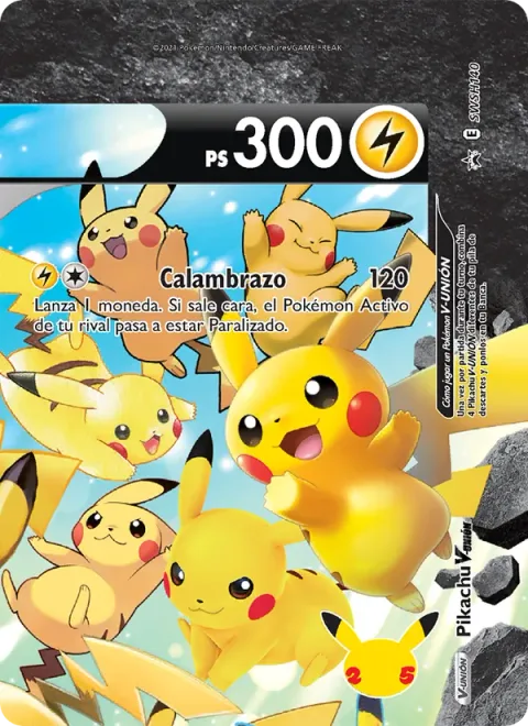 Pikachu V-UNION [Shocking Shock]