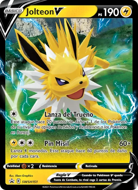 Jolteon V [Thunder Spear | Pin Missile]