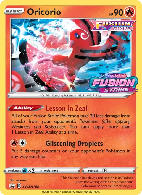 Oricorio [Lesson in Zeal | Glistening Droplets]