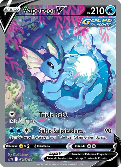 Vaporeon V [Triple Draw | Splash Jump]