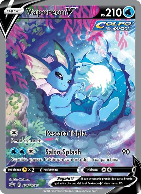 Vaporeon V [Triple Draw | Splash Jump]