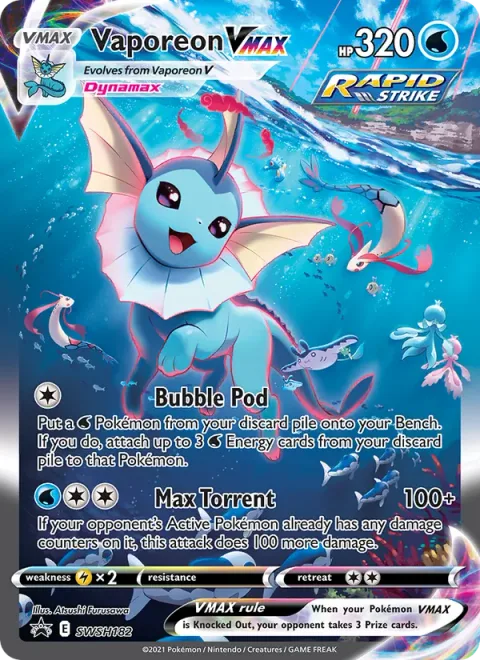 Vaporeon VMAX [Bubble Pod | Max Torrent]