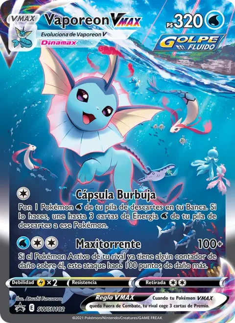 Vaporeon VMAX [Bubble Pod | Max Torrent]