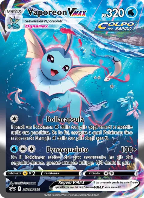 Vaporeon VMAX [Bubble Pod | Max Torrent]