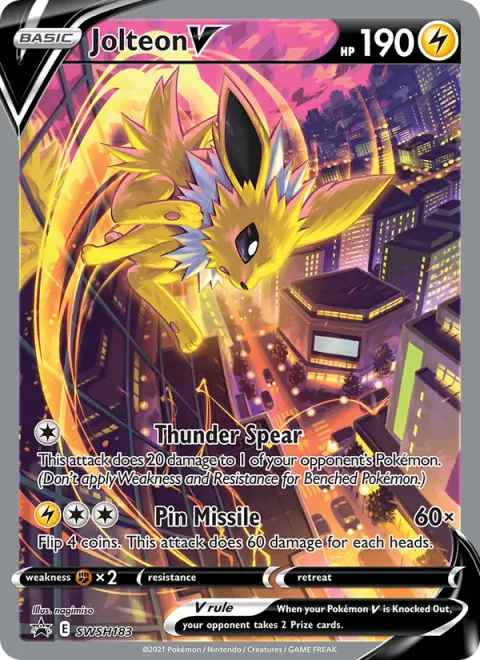 Jolteon V [Thunder Spear | Pin Missile]