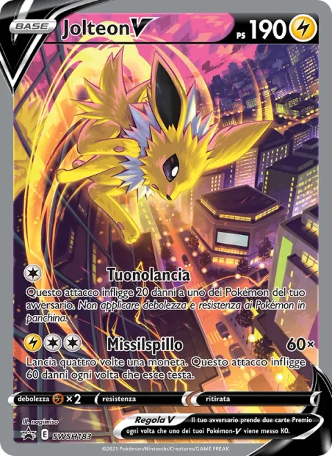 Jolteon V [Thunder Spear | Pin Missile]
