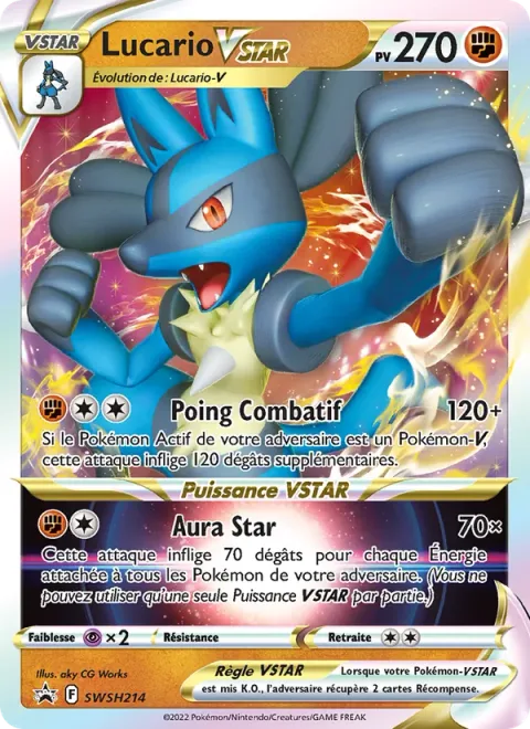 Lucario VSTAR [Fighting Knuckle | Aura Star]