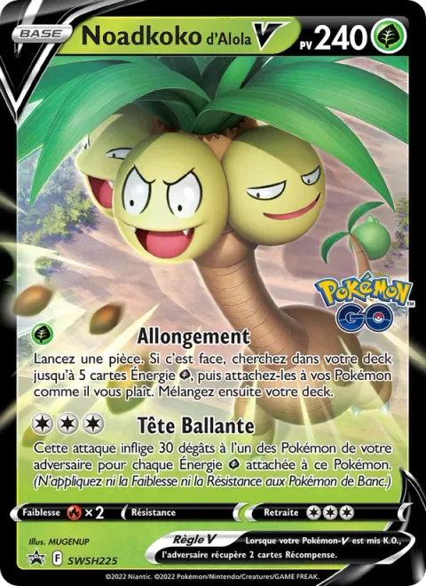 Alolan Exeggutor V [Growing Tall | Head Swing]