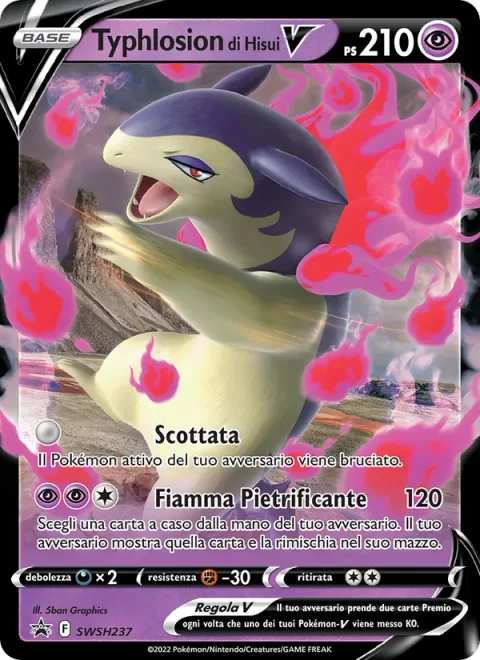 Hisuian Typhlosion V [Singe | Petrifying Flame]