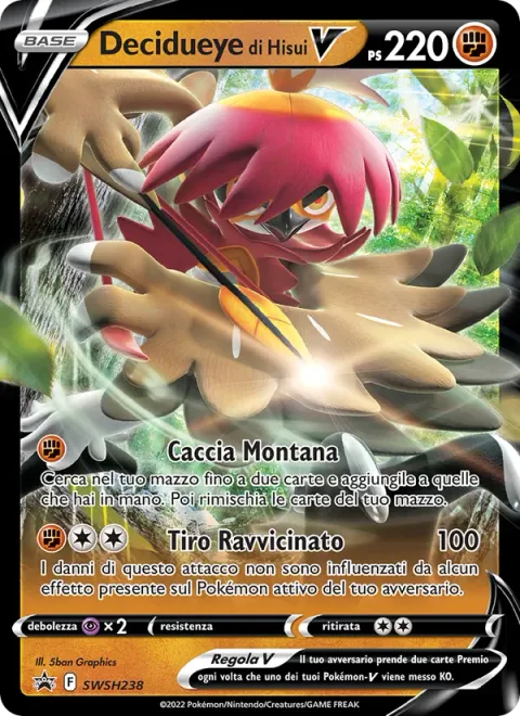 Hisuian Decidueye V [Mountain Hunt | Close-Quarters Shooting]