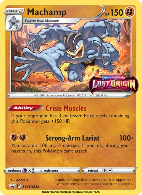 Machamp [Crisis Muscles | Strong-Arm Lariat]
