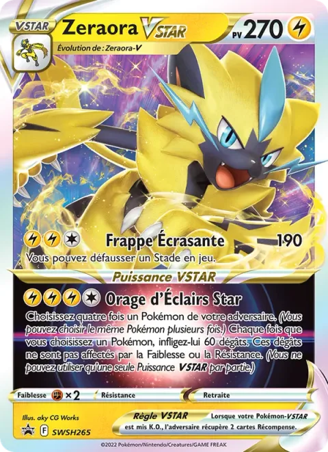 Zeraora VSTAR [Crushing Beat | Lightning Storm Star]