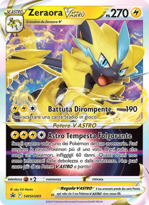 Zeraora VSTAR [Crushing Beat | Lightning Storm Star]