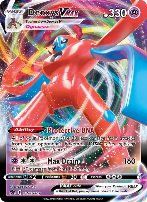 Deoxys VMAX [Protective DNA | Max Drain]