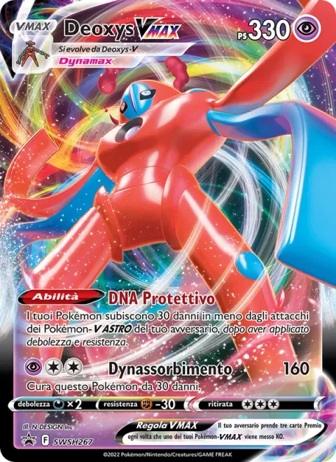 Deoxys VMAX [Protective DNA | Max Drain]