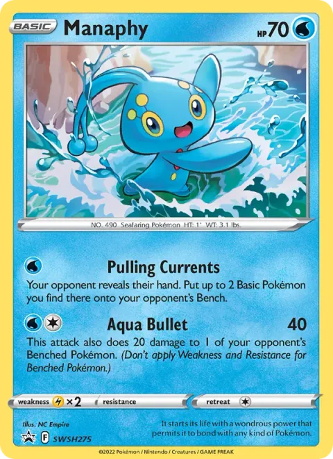 Manaphy [Pulling Currents | Aqua Bullet]
