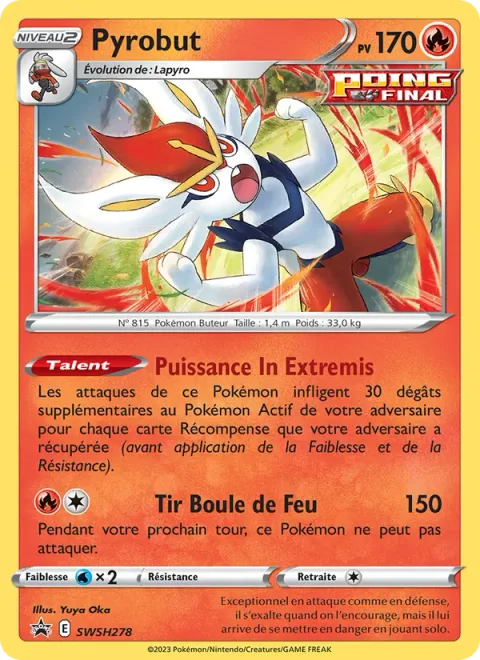 Cinderace [Crisis Power | Fireball Shot]