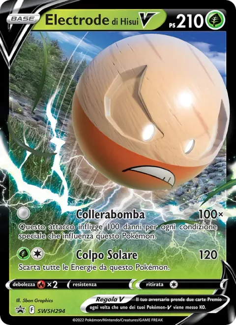 Hisuian Electrode V [Tantrum Blast | Solar Shot]
