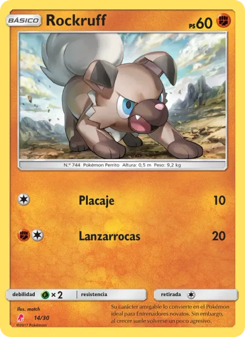 Rockruff [Tackle | Rock Throw]