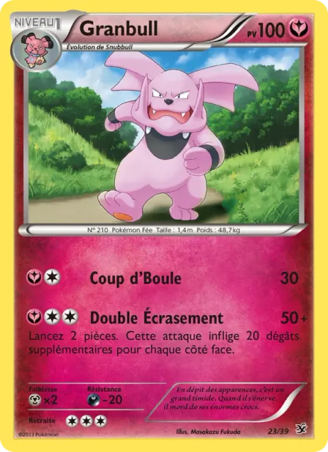 Granbull [Headbutt | Double Stomp]