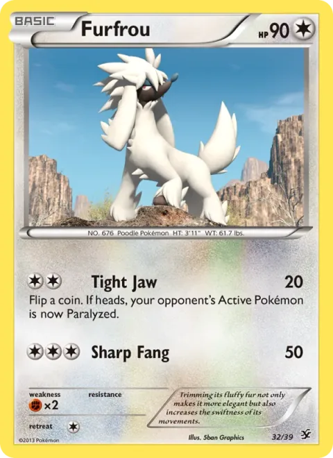 Furfrou [Tight Jaw | Sharp Fang]
