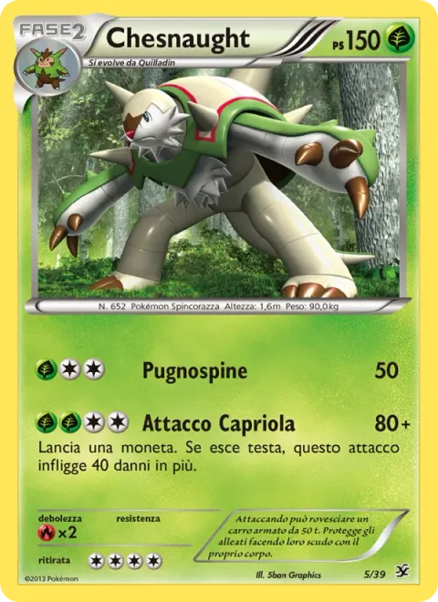 Chesnaught [Needle Arm | Tumbling Attack]