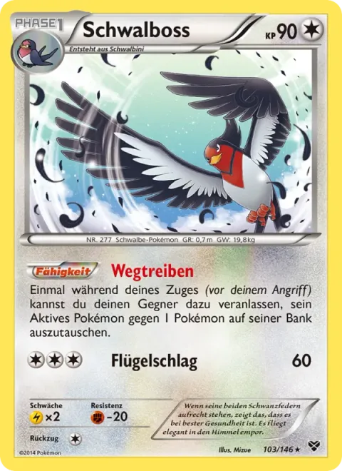 Swellow [Drive Off | Wing Attack]