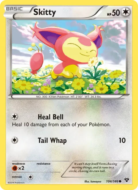 Skitty [Heal Bell | Tail Whap]