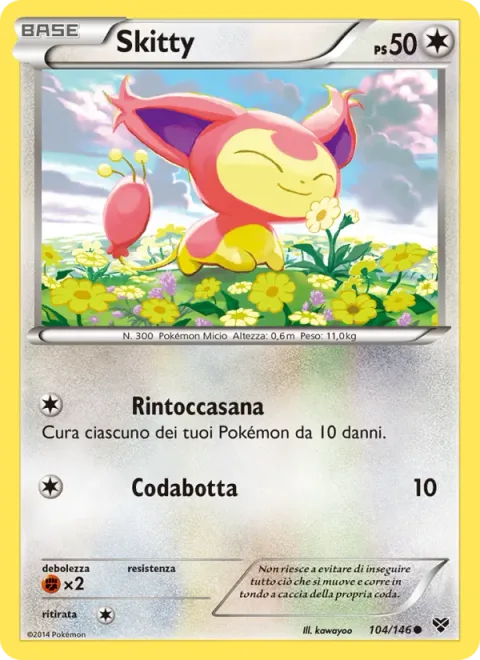 Skitty [Heal Bell | Tail Whap]
