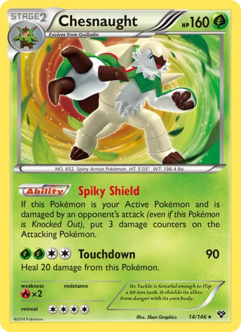 Chesnaught [Spiky Shield | Touchdown]