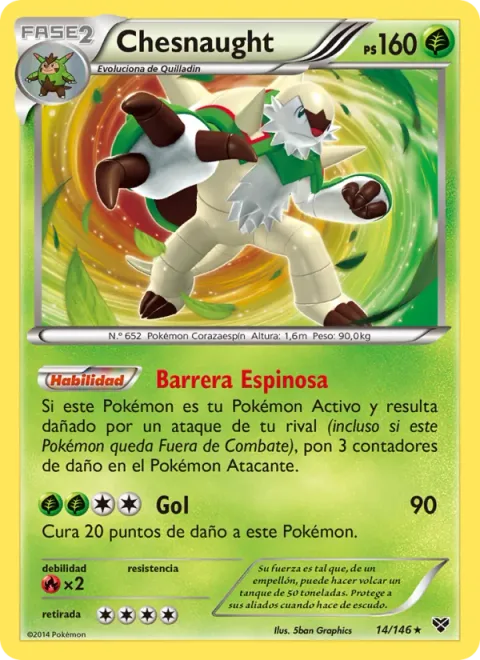 Chesnaught [Spiky Shield | Touchdown]